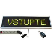 Vyvolávací zařízení VSTUPTE - OBSAZENO (s radioovladačem)